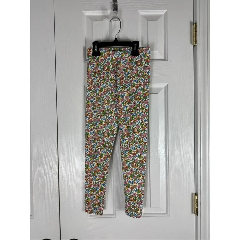 Boden Girls Floral Leggings Size 8-9y